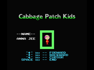 Cabbage Patch Kids screenshot 4 for MSX